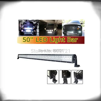 

1 pc double row offroad Epistar 50" 288W led light bar with side brackets for trucks auto products Lantsun