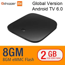 Original Xiaomi MI BOX TV BOX 4K Quad Core 3 Android 6.0 2G/8G Smart HDR Movie Set-top Box Multi-language Netflix YouTube Google