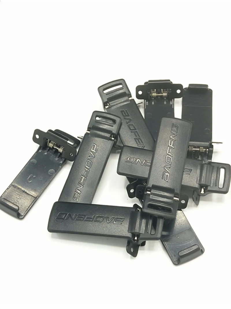 Peça de Reposição Clipe de Cinto para Baofeng Uv5r para Baofeng 5r + - Walkie Talkie Volta 2-way Rádio Interfone Uv5r - 5ra 5rb 5rc 5 Pçs 4 5 pçs walkie talkie peça de reposição