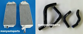 

Aluminum radiator &BLACK Hose for SUZUKI DRZ400E K2/K3/K4 2005-2007 2006/DRZ400 2006
