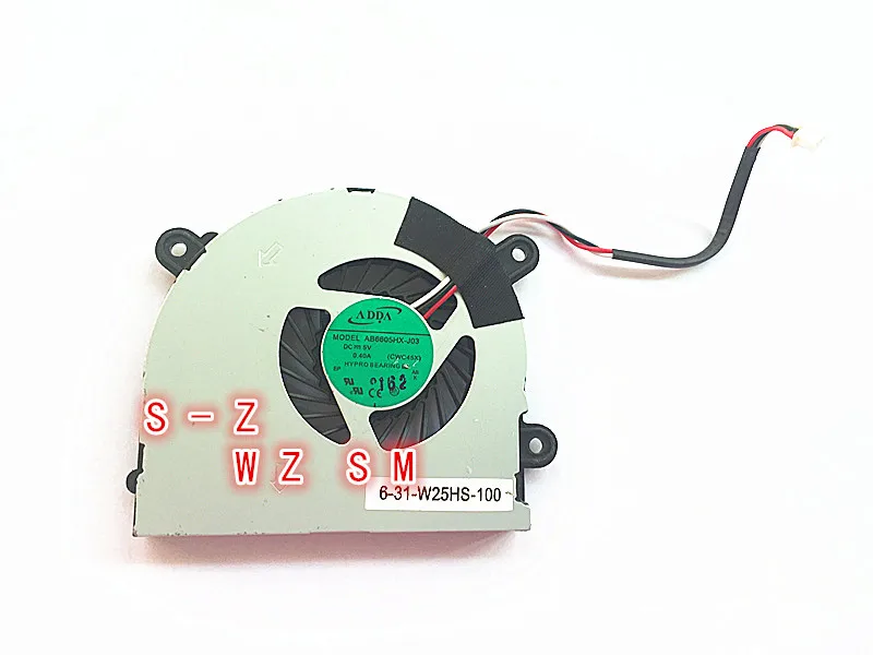 

Вентилятор охлаждения ЦП для ноутбука MSI S6000 X600, для CLEVO 7872 C4500 AB6505HX-J03 6-31-W25HS-100, 1 шт.-10 шт.