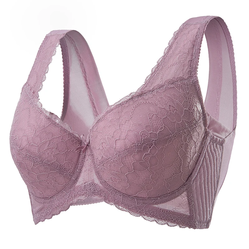 large size C D E CUP 75 100 Bra thin summer plus size push up the