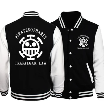 

One Piece Luffy Printed 2019 Hot Sale Hip Hop Spring Autumn Fleece Casual Jacket Bomber Baseball Uniform Oversize Outerwear Man