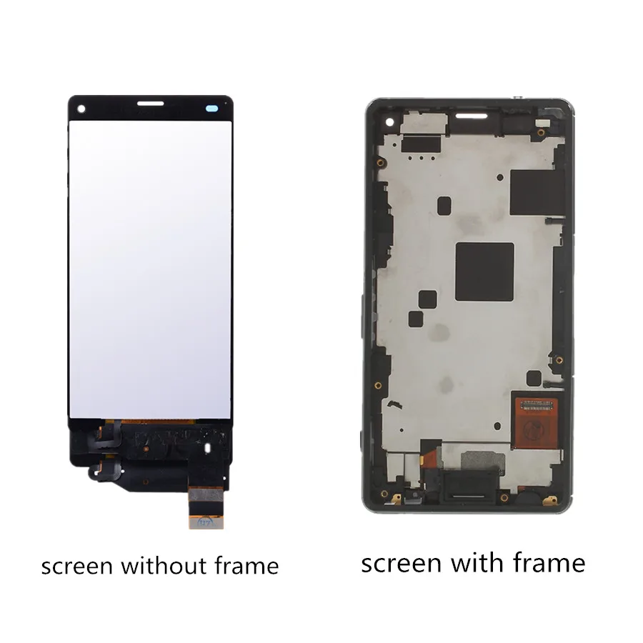 als je kunt Klagen Werkwijze Original Touch Screen For SONY Z3 Compact Display Z3 Mini D5803 D5833  Digitizer For SONY Xperia Z3 Compact LCD|Mobile Phone LCD Screens| -  AliExpress