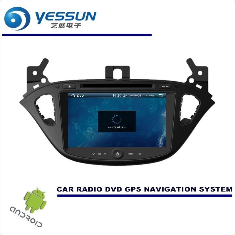 YESSUN Wince/мультимедиа для Android навигации для Opel Corsa E~ CD DVD gps плеер навигационное Радио стерео, сенсорный экран