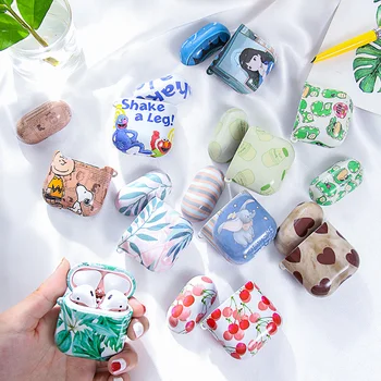 

Cartoon Earphone Case For Apple Airpods 2 1 Cases Air Pods Headphone Case For AirPod Hard Pouch Dumbo Leaf Protective Cover Gift