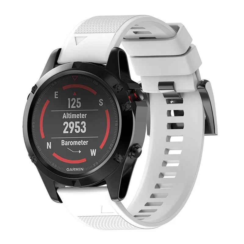 26 мм Quick Release Easy Fit силиконовый сменный ремешок для часов Garmin Fenix 5X/Fenix 5X Plus/Fenix 3 HR/Fenix 3/Tactix Bravo