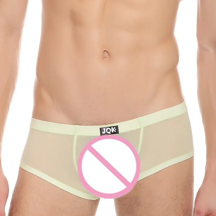 

sexy lingerie underwear Briefs panties shorts men cueca masculina calzoncillos Ice silk transparent roupa interior dos homens