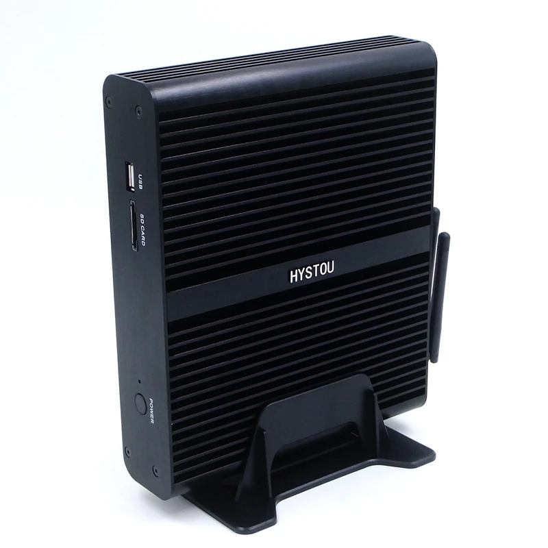 HYSTOU Мини ПК i7 7500u Barebone мини HTPC Intel Nuc Безвентиляторный Компьютер i7 6600u 6500u 4k HD микро ПК Intel графика DDR3L ram