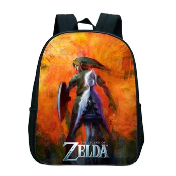

Anime The Legend of Zelda School Backpack Popular pattern Backpack Children kids kindergarten bags