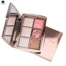 

GIVENONE 6 Color Baked Powder Bronzers Highlighters Eyeshadow Palette Lighting Edit Palette Oil Control Brighten skin colour New