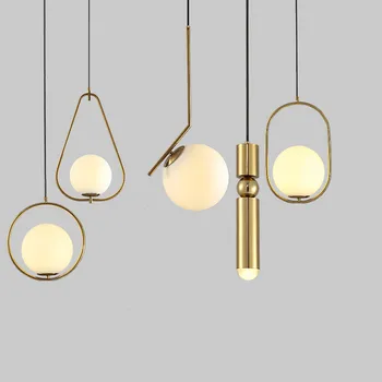 

Modern style living room bedroom minimalist restaurant pendant light Nordic clothing decoration glass ball pendant lamp
