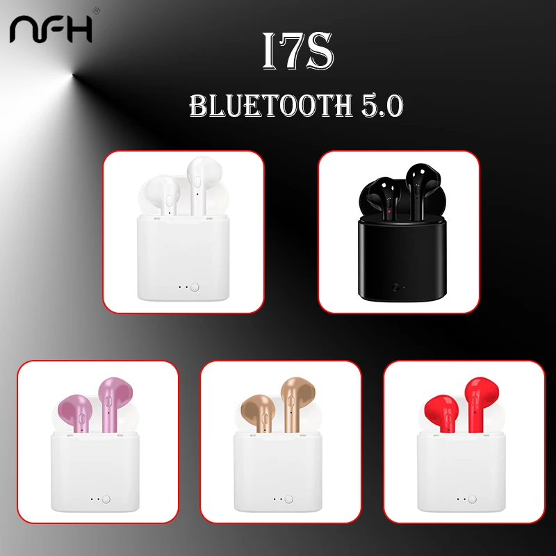 I7s TWS Bluetooth 5 0 наушники зарядный мини чехол с микрофоном Tws i7 s для айфон 7