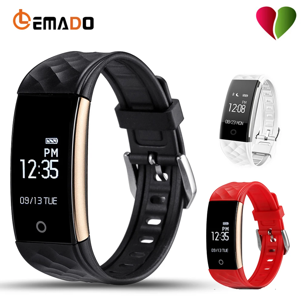 

LEMADO Smart Wristband Fitness Tracker Heart Rate Monitor Pedometer Calorie Band Bracelet for IOS Android Xiaomi mi Smartphone