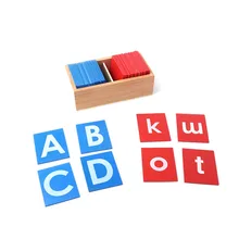 Montessori Toys For 3 Year Olds Montessori Sandpaper Letters Educational Early Learning Toys For Children Birthday Gift MI2744H