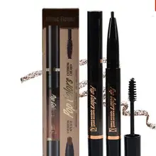 Музыка цветов Двойная Головка Автоматическая макияж не цветущие брови карандаш для бровей водонепроницаемый