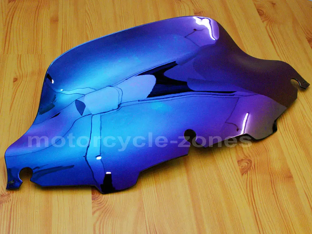 

Motorcycle Iridium 8" Wave Windshield Windscreen For Harley Touring FLHT FLHTC FLHX 1996-2013
