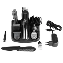 Kemei KM-600 Haircut Hair Styling Tools Set Wireless Electric Hair Clipper Shaver Rechargeable Beard Electric Hair Trimmer