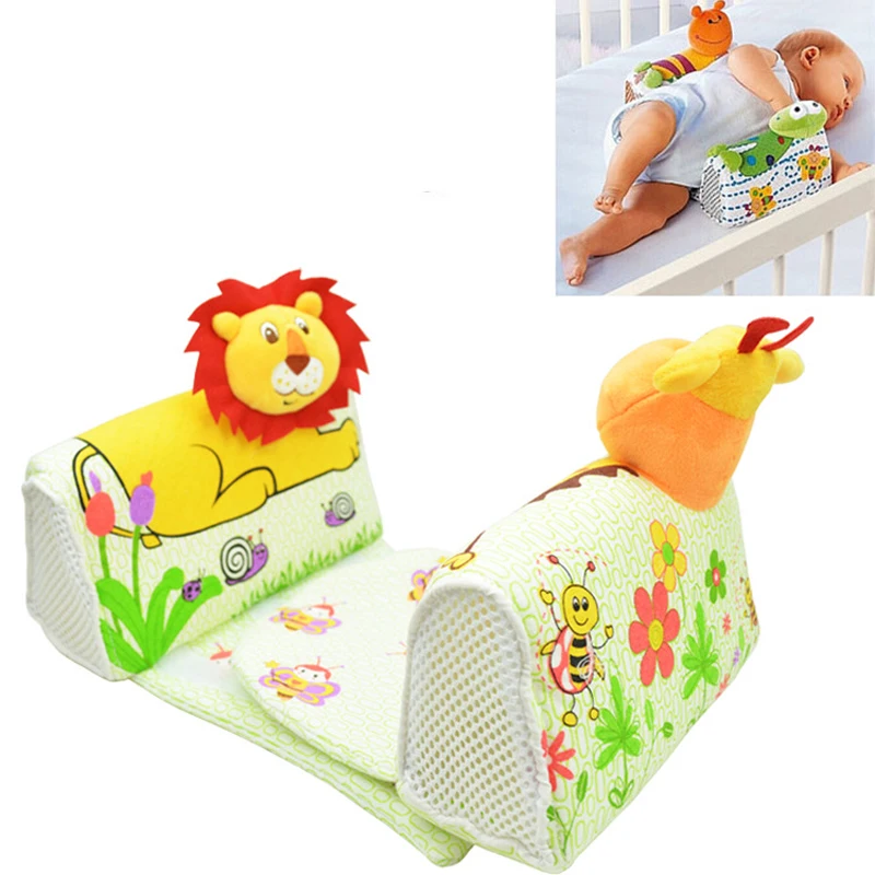 0 M+ Baby Sleep Positioner Pillow Anti Roll Infant Sleep Positioner