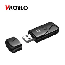 VAORLO USB Bluetooth передатчики мини адаптер 4,2 беспроводной аудио музыка стерео передача ключ передатчик для ПК компьютер