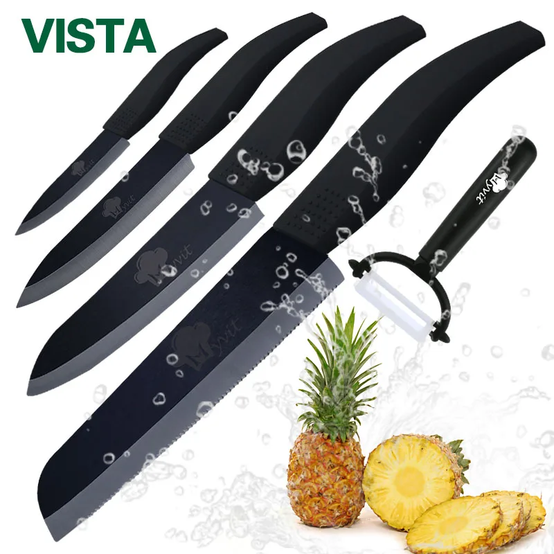 Kitchen knife Ceramic Knives Cooking set 4 paring 5 slicing 6 chef 6 Serrated Bread Knife