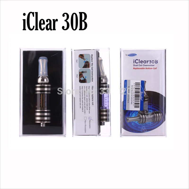 100% Оригинальные Innokin iclear 30B распылитель Iclear30b двухкатушечный распылитель с roatable дрип-тип VS iclear 30 s e сигарная коробка mod