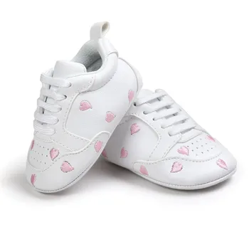 

Baby Shoes Boys&Girls Heart-Shaped Shoes First Walkers Kids Toddlers Sports Shoes Sneakers 0-18 Months