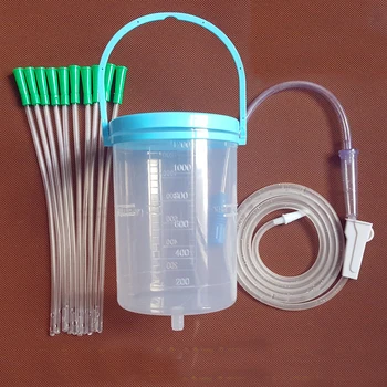 

Household enema bowel barrel enema bag device Gesen coffee intestine bowel hydrotherapy device with 10 tube
