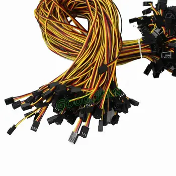 

500pcs/lot 60cm 3 Pin Male to 3 Pin Female Power Extension Cable Lengthen Wire for PC Computer Cooling Fan
