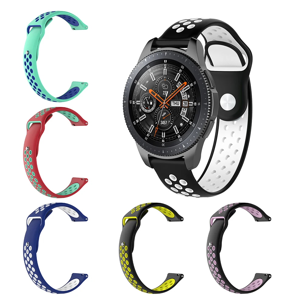 Премиум силиконовый ремешок для ZTE Quartz/Fossil Q MARSHAL gen2/gear S3 Ticwatch Xiaomi LG W100 | Электроника