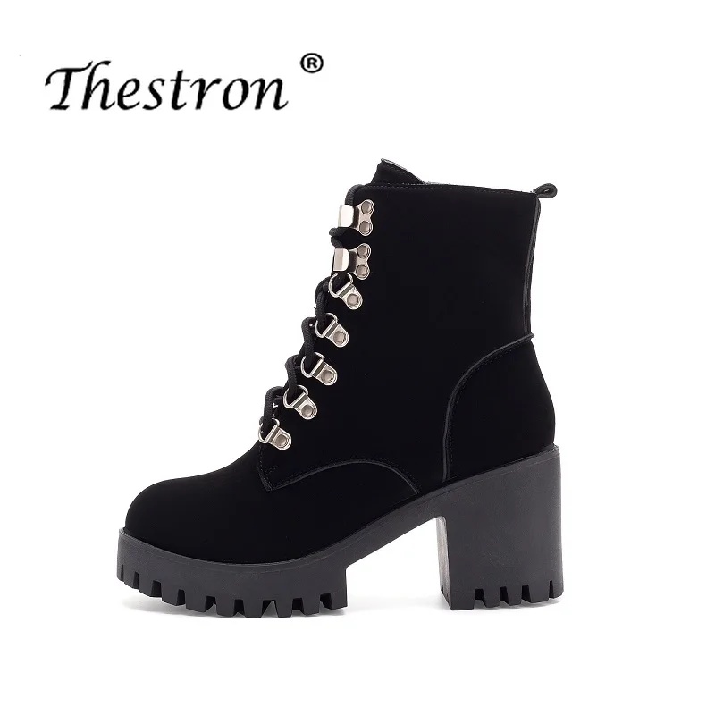 

Popular Martens Women Boots Luxury British Style Classic Martin Boots for Ladies Punk Bandage Autumn Waterproof Shoes Women