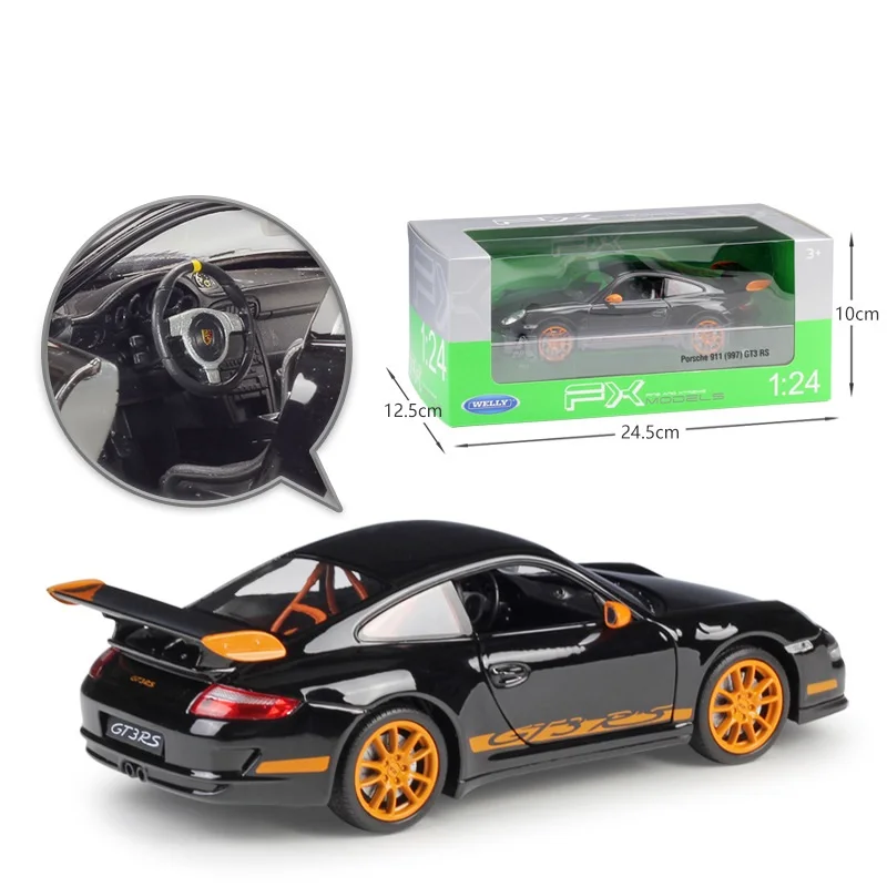 Машинка для литья под давлением 1:24 Welly Porsche 911(997) GT3 RS|Наземный транспорт| |