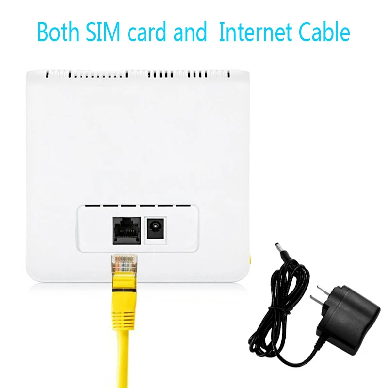  Unlocked 300Mbps Wifi Routers 4G LTE CPE Mobile Router with LAN Port Support SIM card Portable Wire