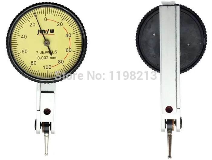 0-0,2 мм 0,002 мм Циферблат тестовый индикатор с красным драгоценным камнем циферблат индикатор инструмент измерительный прибор