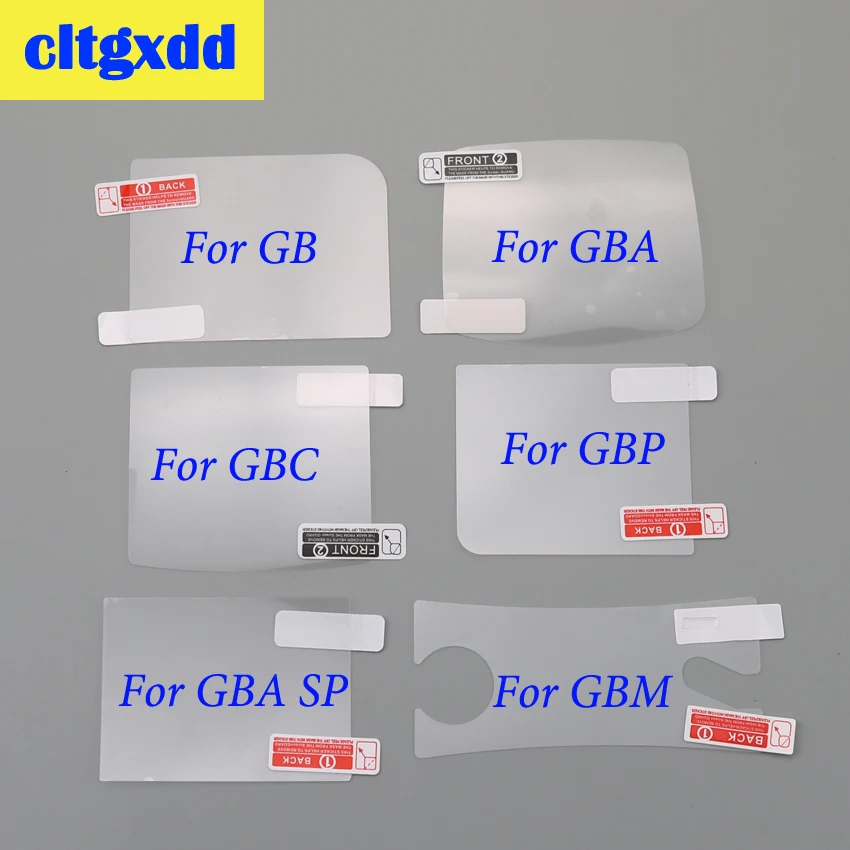 

Cltgxdd 2 pcs LCD Screen Protector Protective Film For Gameboy For GBA GBA SP GBC GB GBP For G B M Console Screen Protector