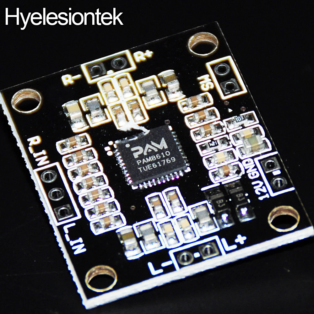 

PAM8610 2x15W Amplifier Board Arduin DIY KIT Electronica Digital Two-Channel Stereo Power Automotivo Mini Amplificador Module