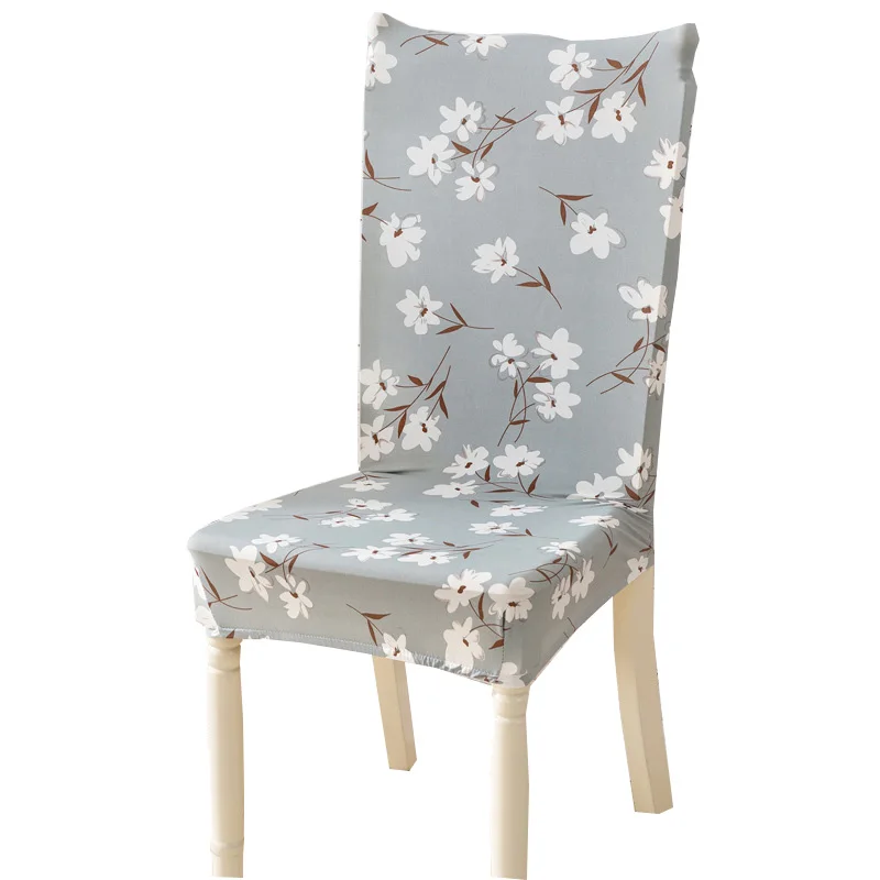 Спандекс полиэстер стрейч чехлы для стульев столовая анти-грязное сиденье защитный чехол Цветочные животные офисное кухонное кресло чехол - Цвет: 6