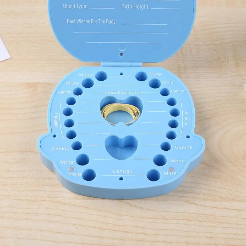 Детская пластиковая Силиконовая зубная щетка для малышей коробка сувенир креативная детская шкатулка для зубов коробка влагостойкая