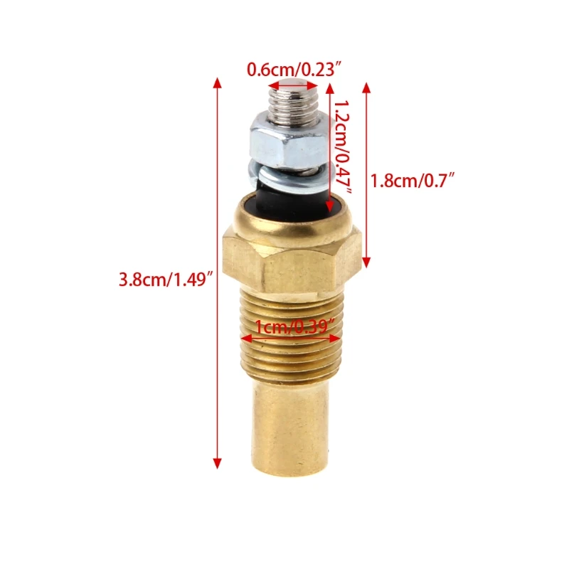 

Hot New 1 Pc 1/8 NPT Temperature Temp Sensor Water Oil Unit Sender Gauge Electric Sender VDO High Quality
