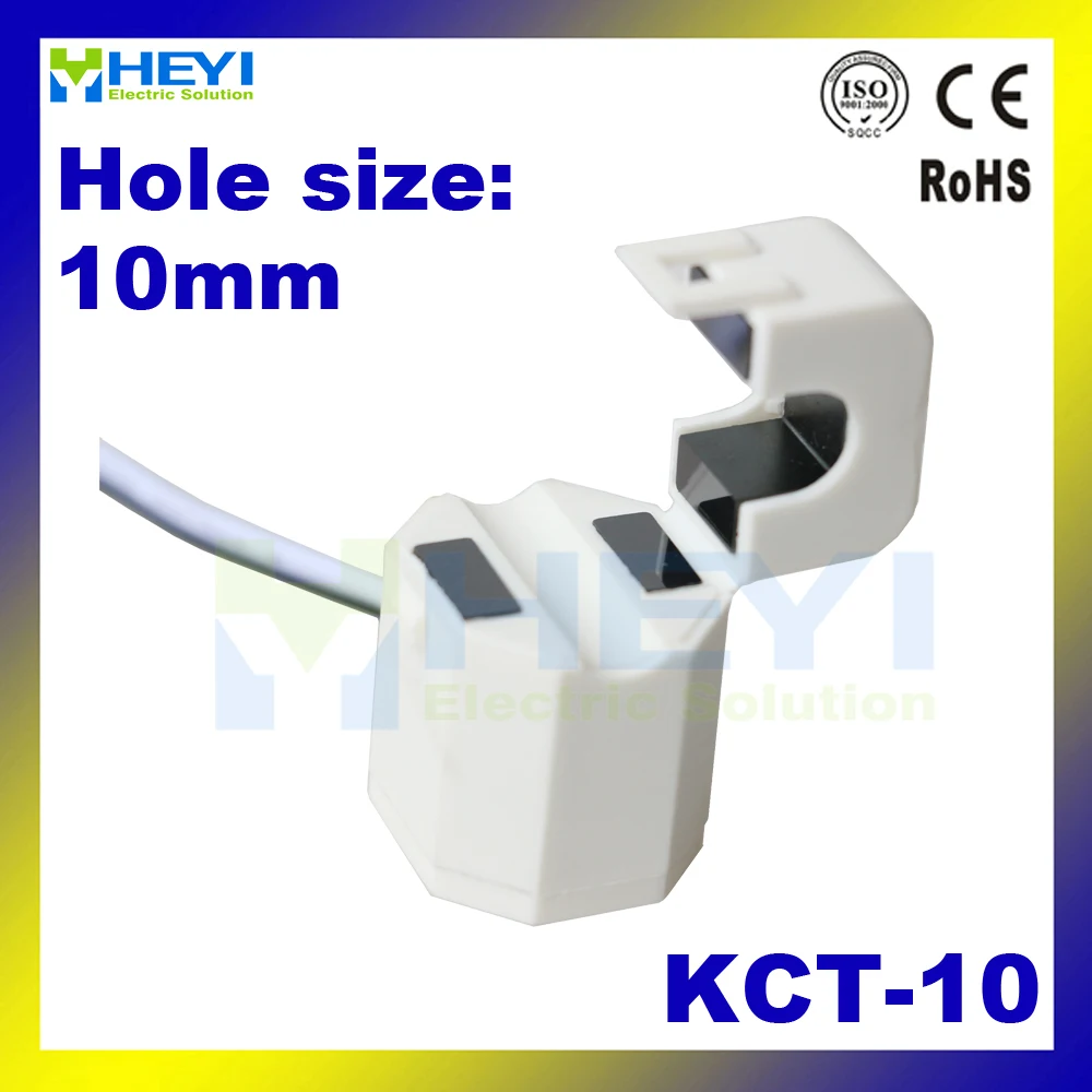 

Split Core Current transformer KCT-10 clamp on current transformer factory supply high accuracy high quality