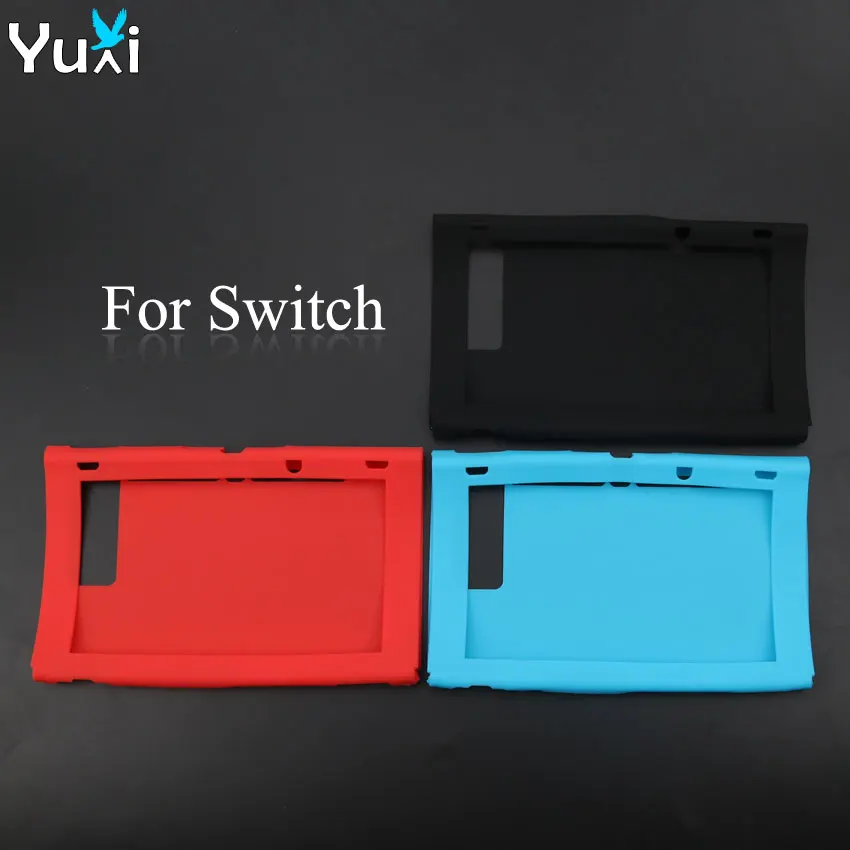 Мягкий силиконовый защитный чехол YuXi для экрана приставки Nintendo Switch NS|Чехлы| |