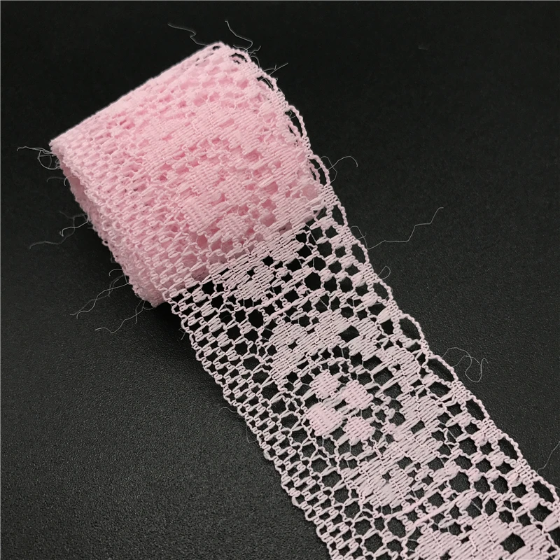 Lace Ribbon 10yards/lot 35mm Bilateral Handicrafts Embroidered Trim Decorations DIY Sewing Fabric lace ribbon lace sewing supplies lace sewing accessories lace decoration lace accessories lace garment accessories lace fabric