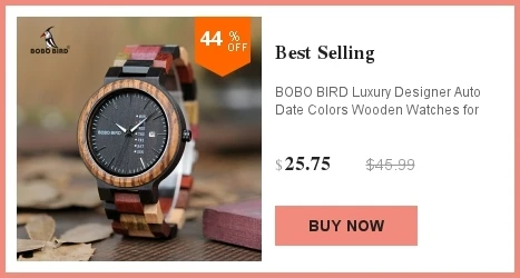 BOBO BIRD мужские часы relogio masculino деревянные часы с хронографом роскошный дизайн яркие деревянные цветные кварцевые наручные часы C-R08