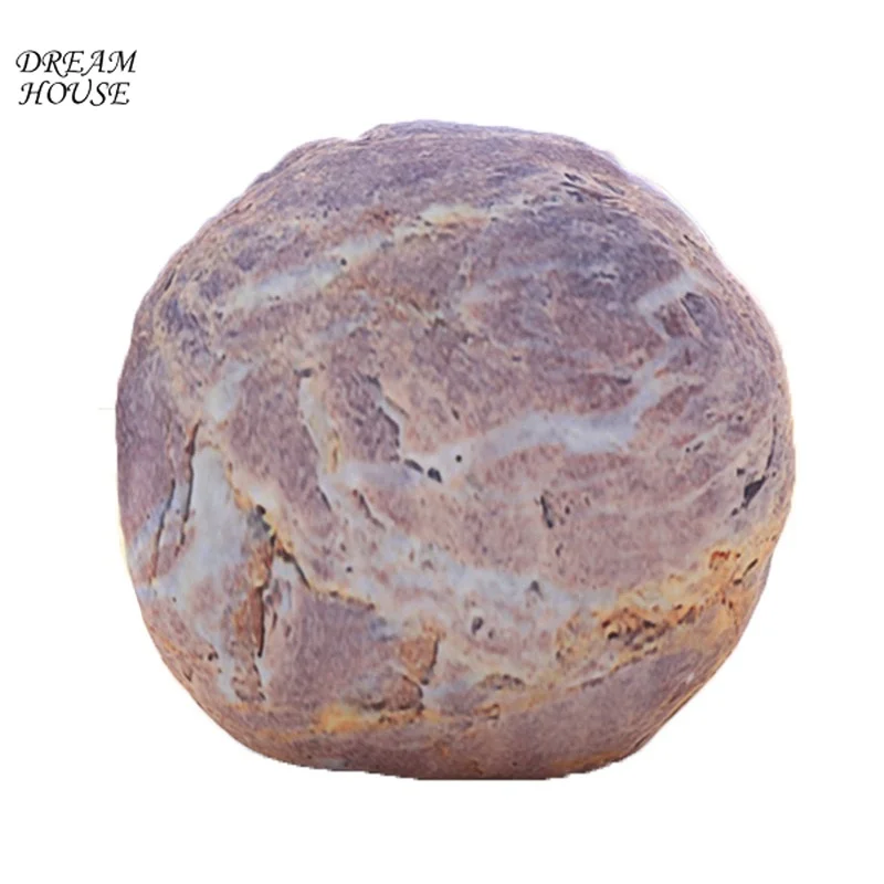 

Creative Stone Home Sofas Cushions 3D Stone-shaped Pillows Office Chair Back Cushion Decorative Throw Pillows Cushions for Car