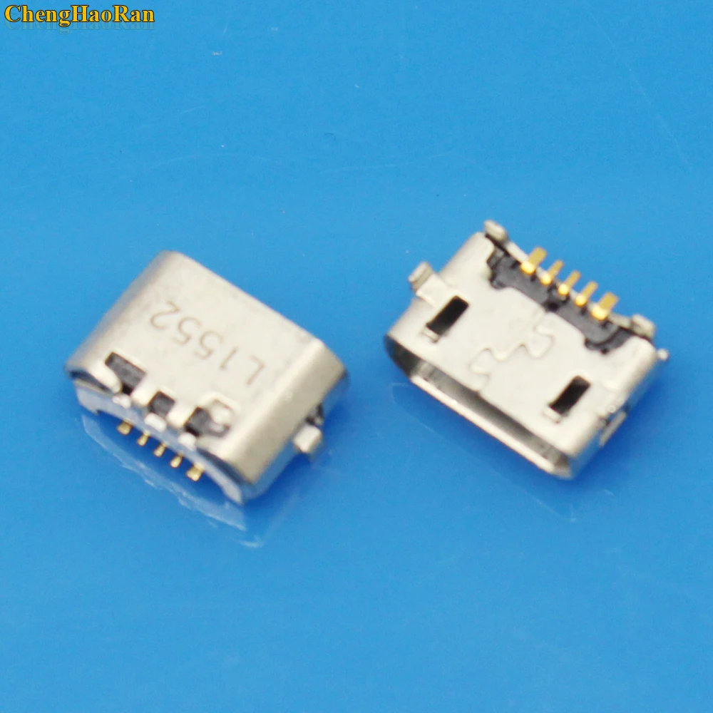 

1x micro USB 5pin jack Reverse Ox horn Charging Port Plug socket connector mini usb For Huawei 4X Y6 4A P8 C8817 max Lite Pro