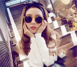 Мода 3185 Винтаж Круглый Стиль Солнцезащитные очки для женщин для Классический прозрачный бренд дизайн защита от солнца очки Óculos De Sol