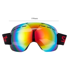 Лыжные очки, зимние снежные спортивные очки для сноуборда с противотуманной УФ-защитой для мужчин и женщин, Молодежные снегоходные Лыжные маски для катания на коньках