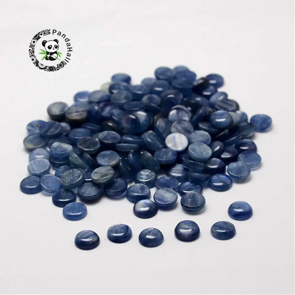 

Dome Natural Kyanite Cabochons, 8x3mm