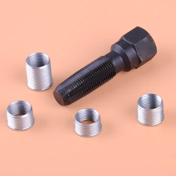 

New Car M14 x 1.25 Spark Plug Helicoil Thread Reamer Tap Repair Kit with 4 Inserts