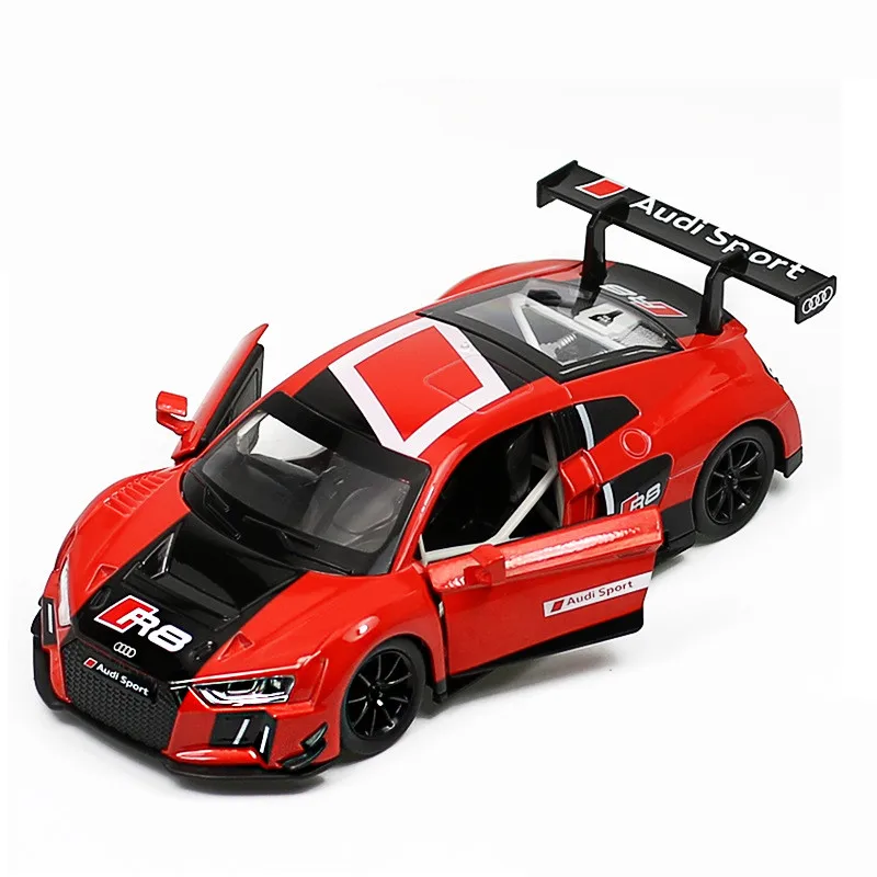 

Hot sale 1:24 R8 super running Zinc alloy model car,collection and gift metal simulation sports car model,free shipping